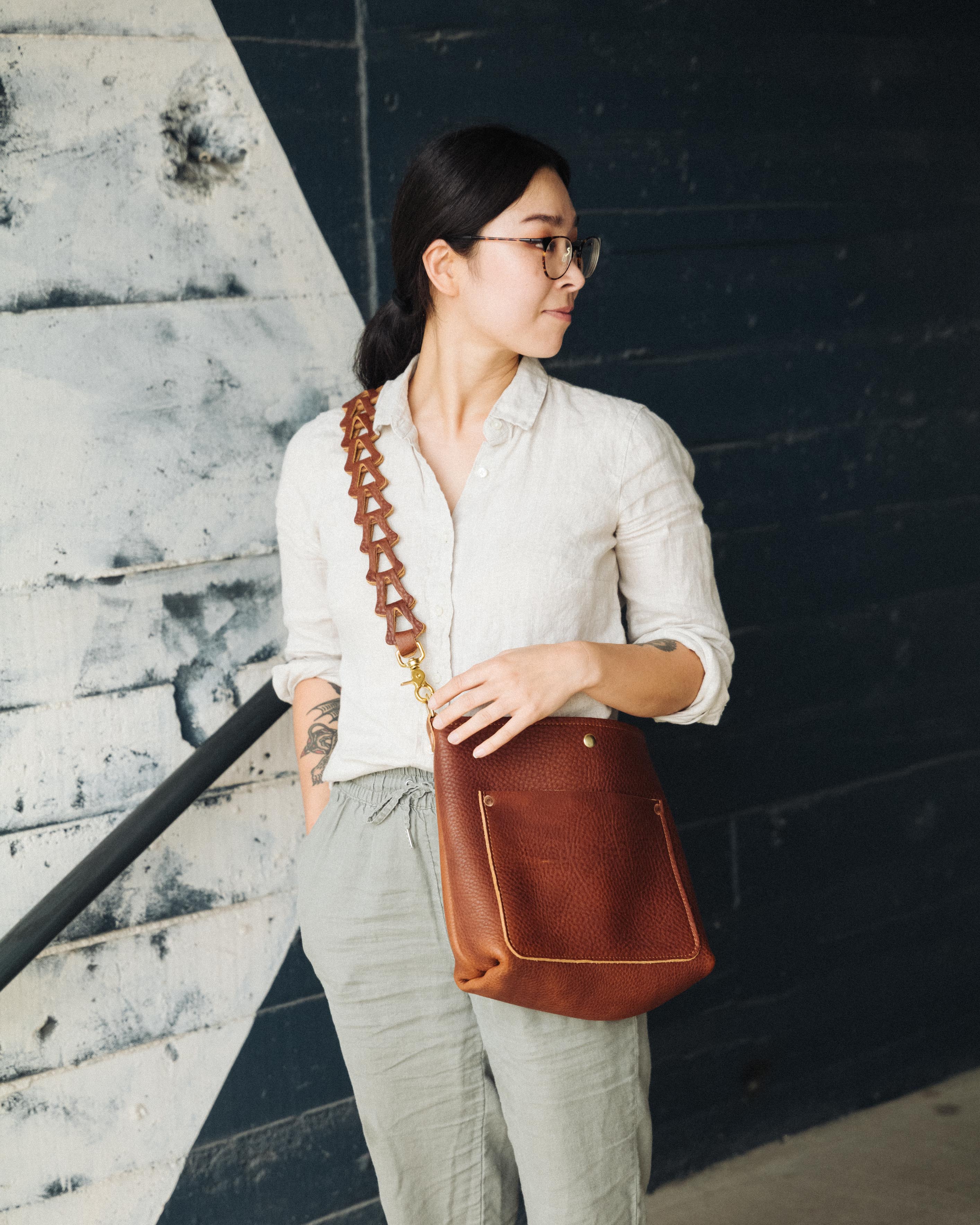 Studio Green Crossbody Travel Tote