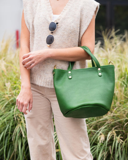 Olive Cypress Bucket Tote