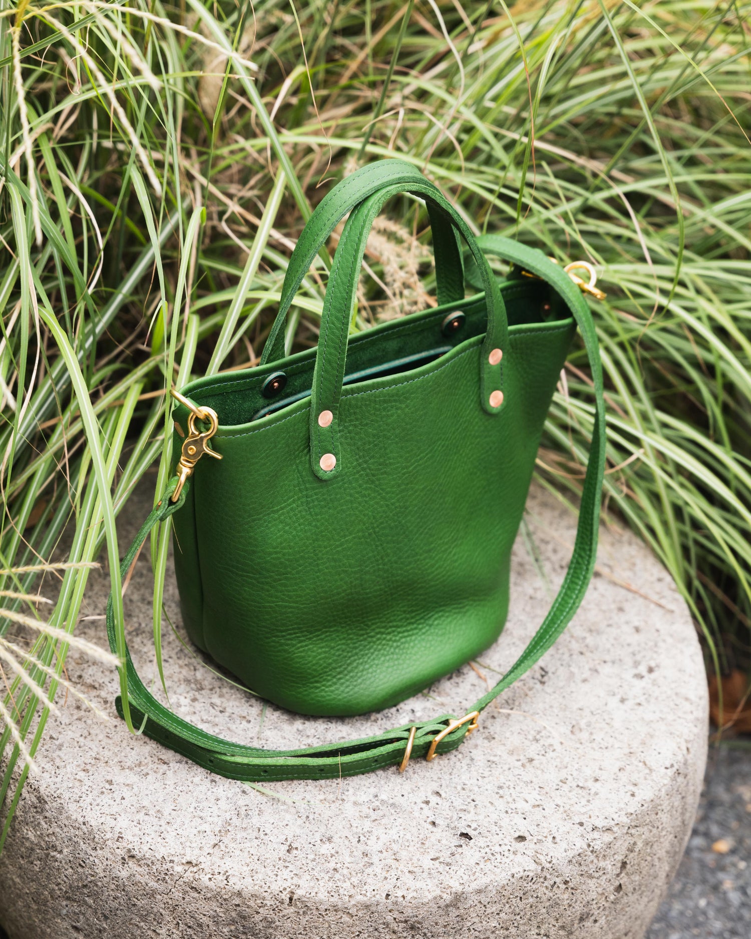 Cerulean Cypress Bucket Tote