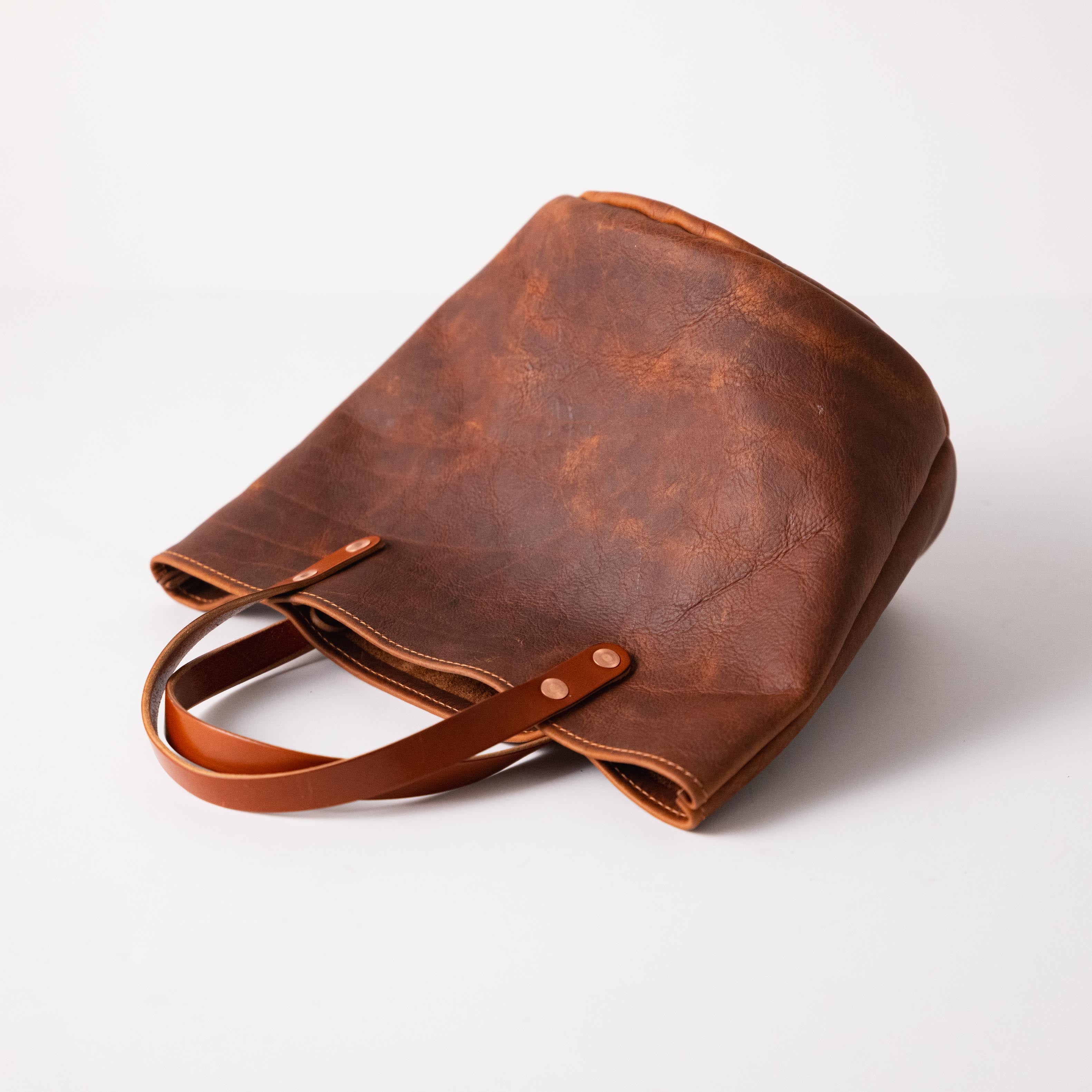 Scratch-and-Dent Cobalt Bulldog Bucket Tote
