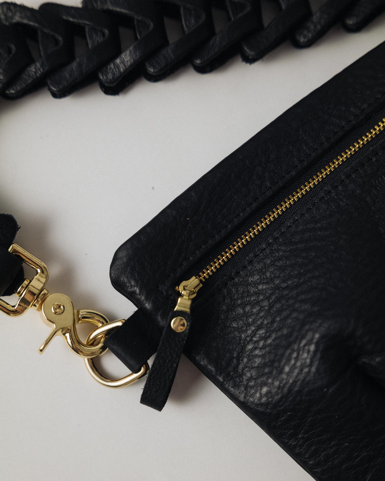 Scratch-and-Dent Black Cypress Belt Bag