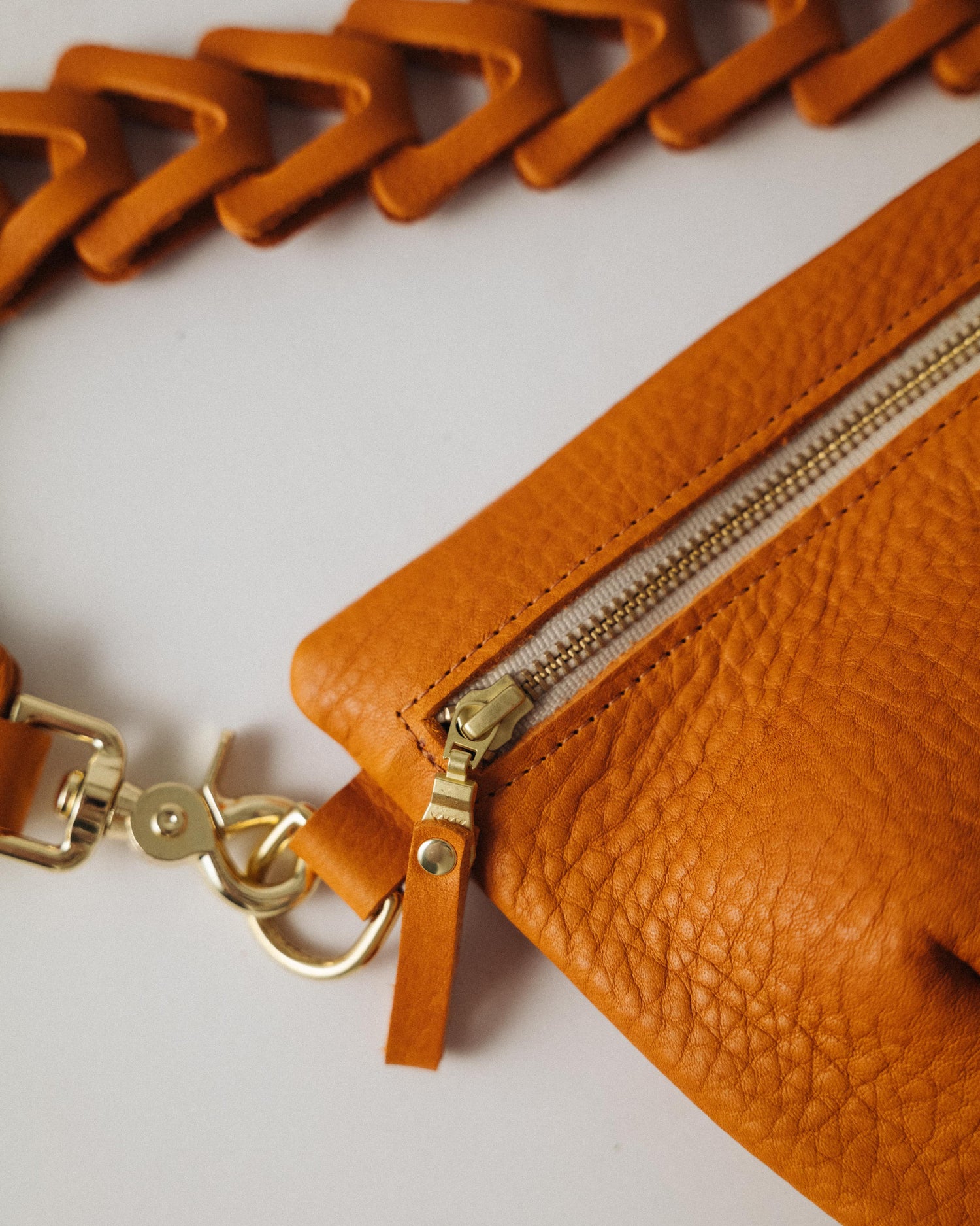 Scratch-and-Dent Marigold Cypress Belt Bag