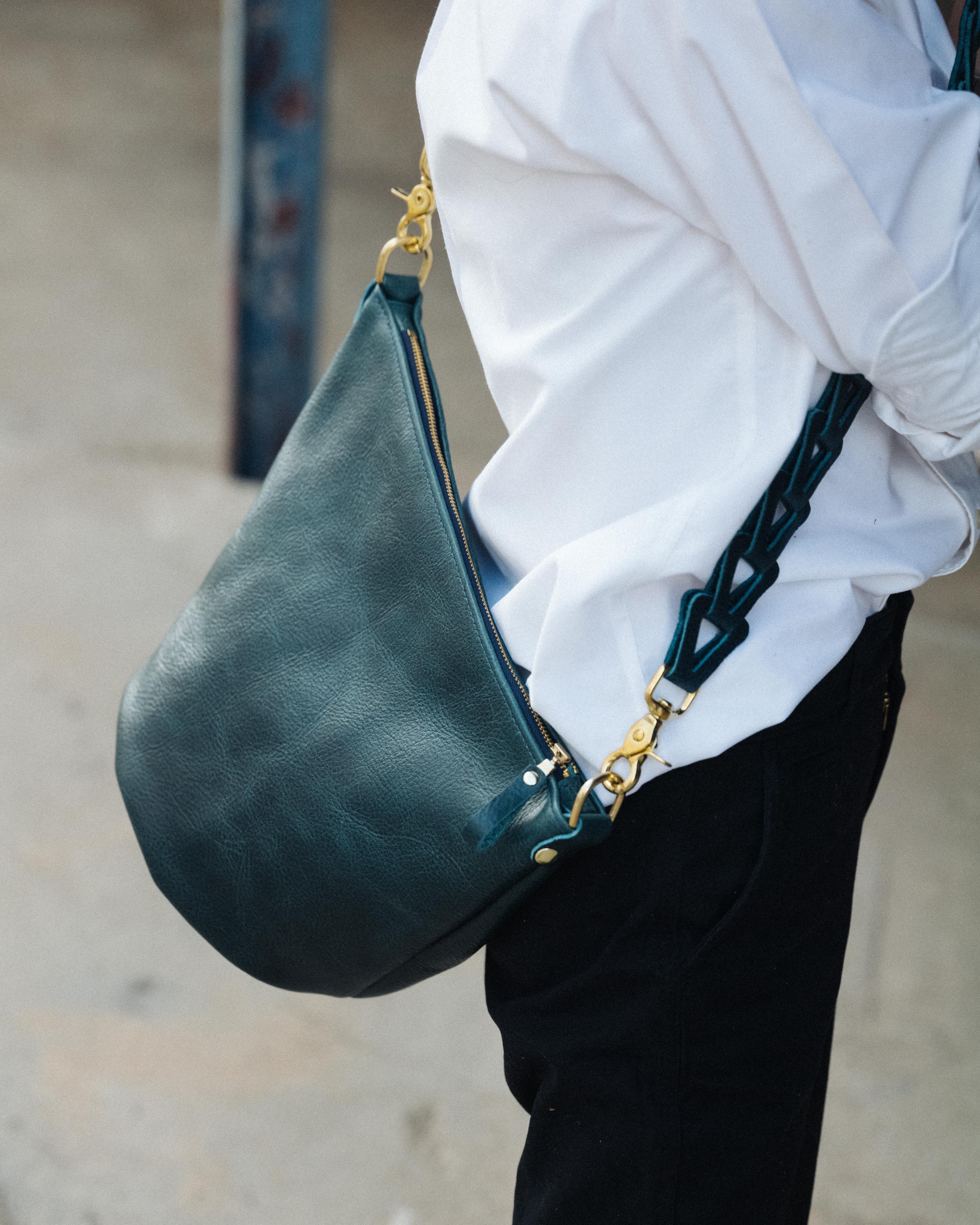 Zip-Top Bucket Bag