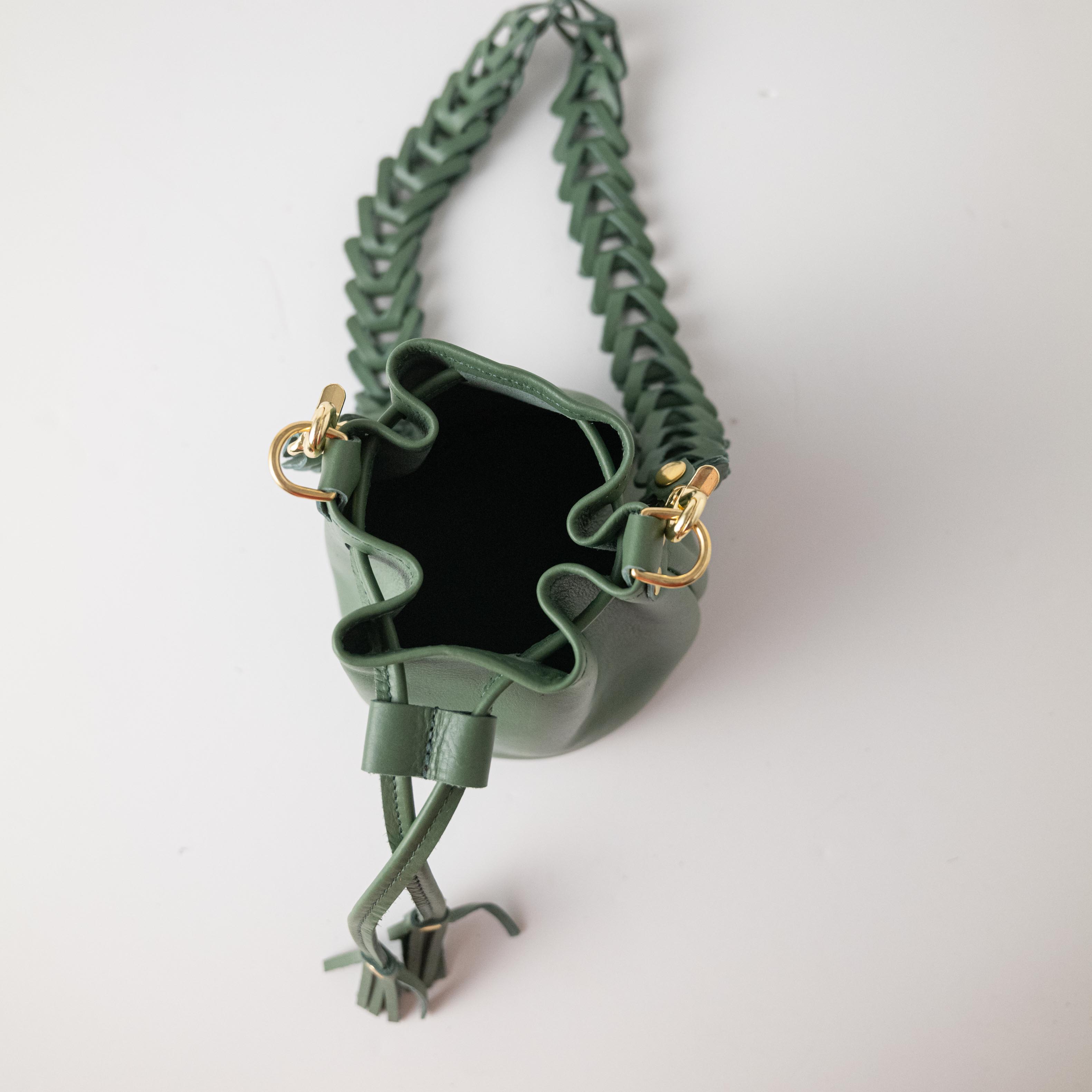 Studio Green Mini Bucket Bag