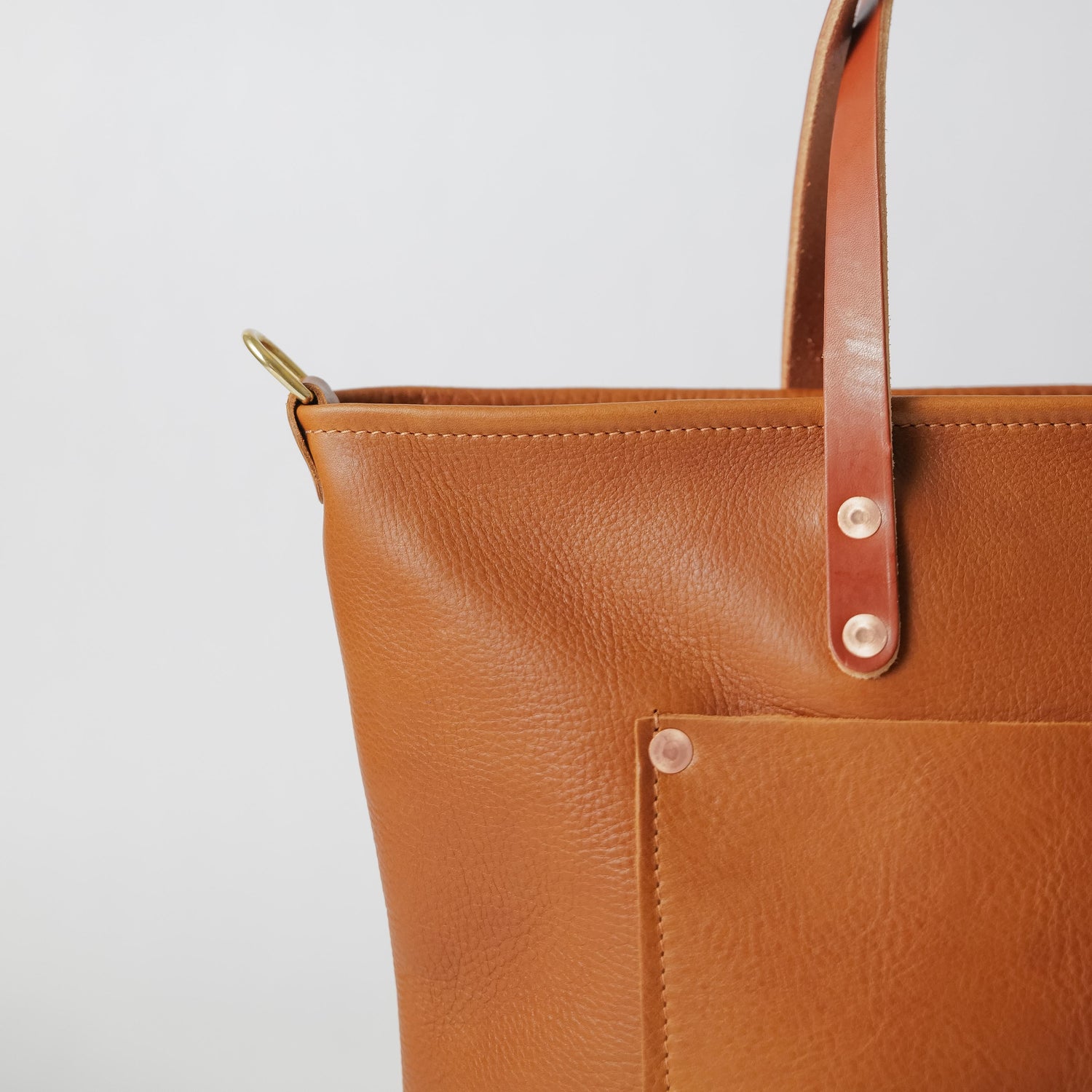 Scratch-and-Dent Cognac Cypress Market Tote