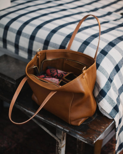 Cognac Cypress Market Tote