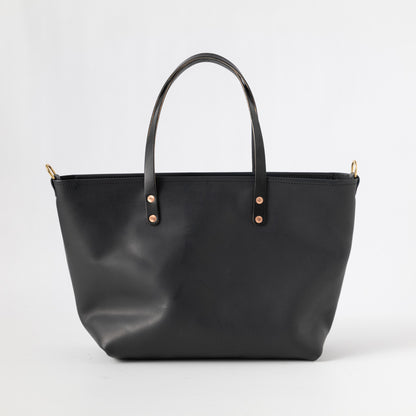 Black Vegetable Tanned Market Tote