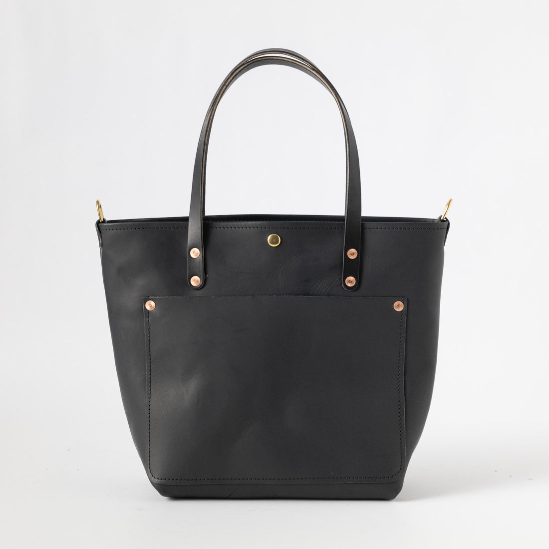 Black Vegetable Tanned Travel Tote