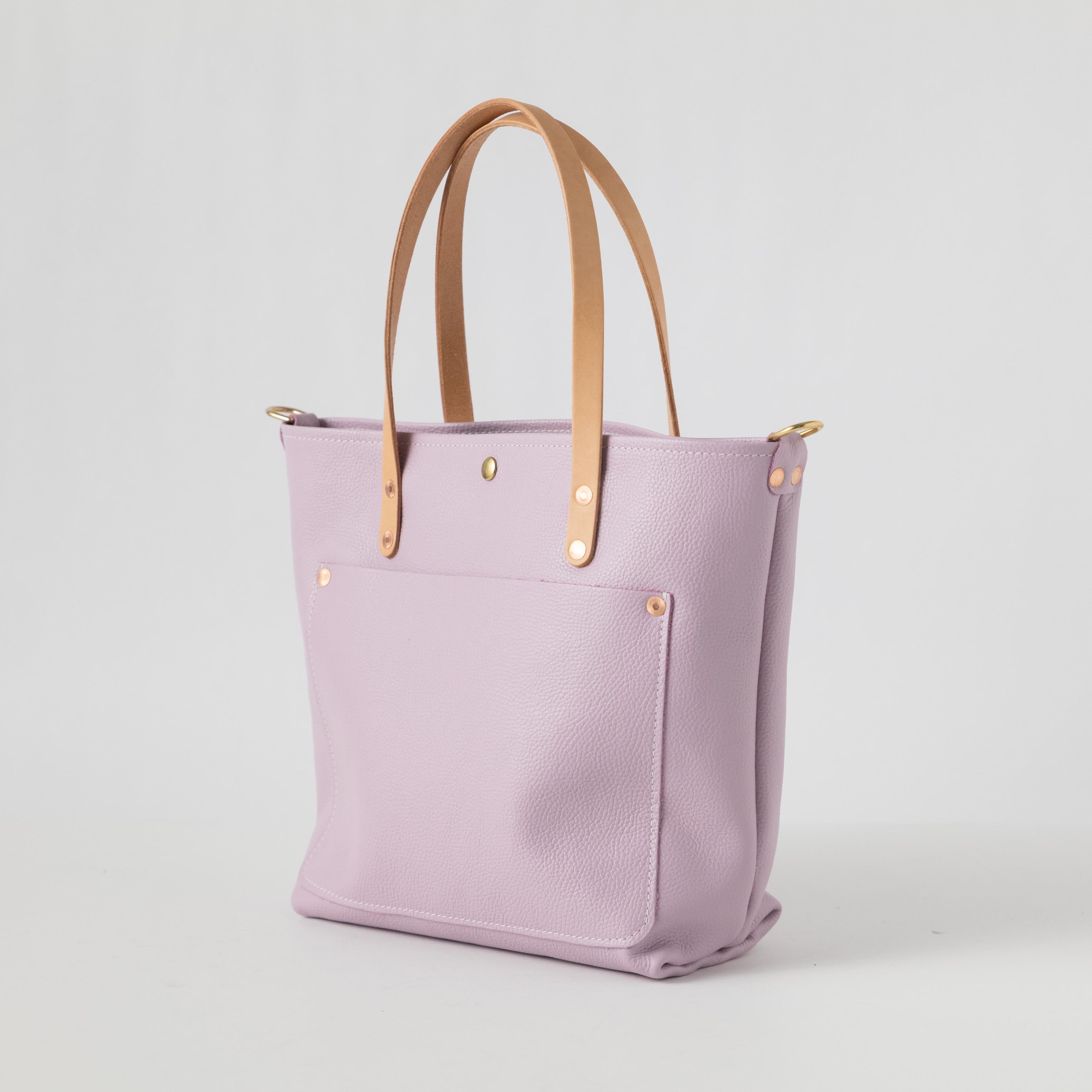 Pink Italian Pebbled Travel Tote