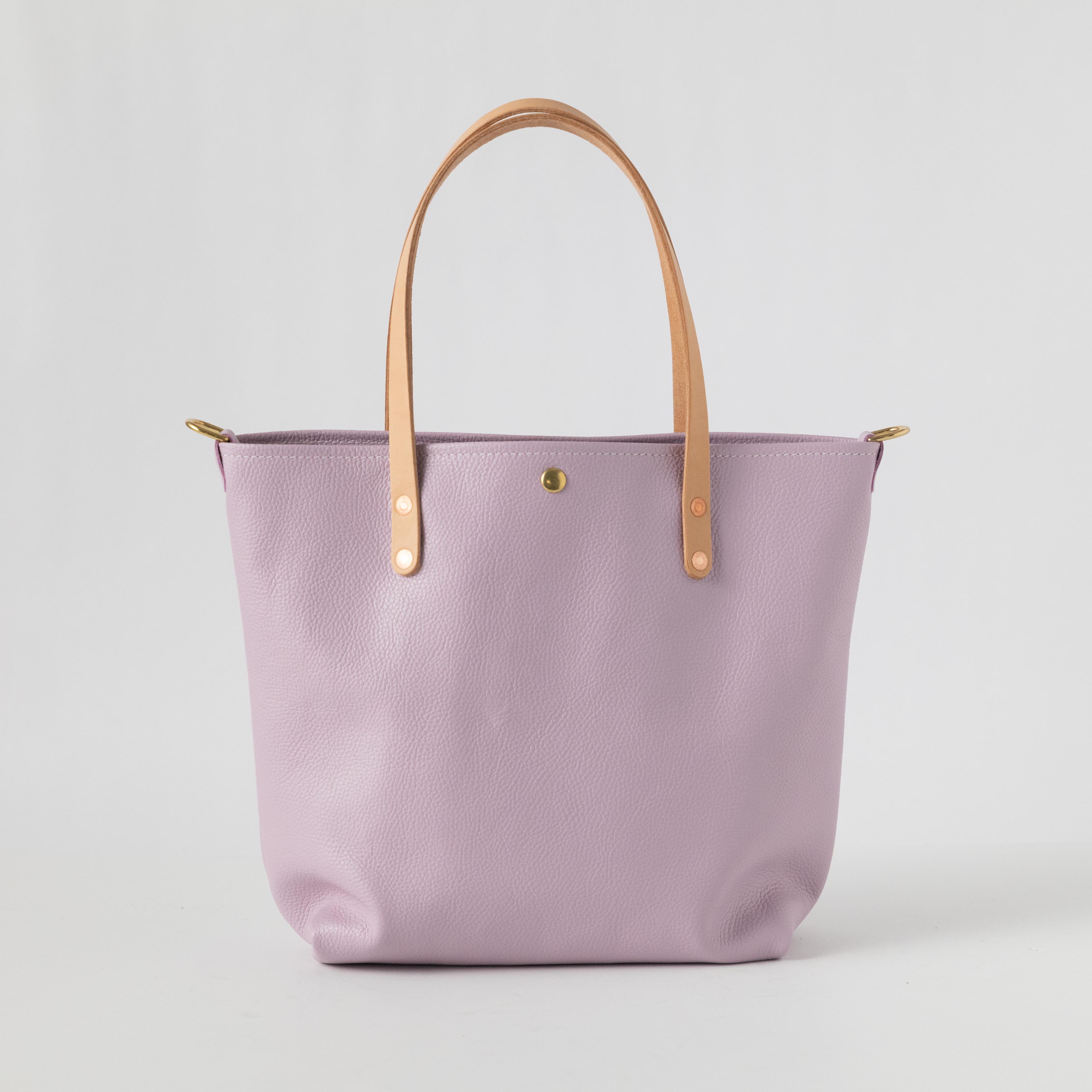 Lilac Italian Pebbled Travel Tote