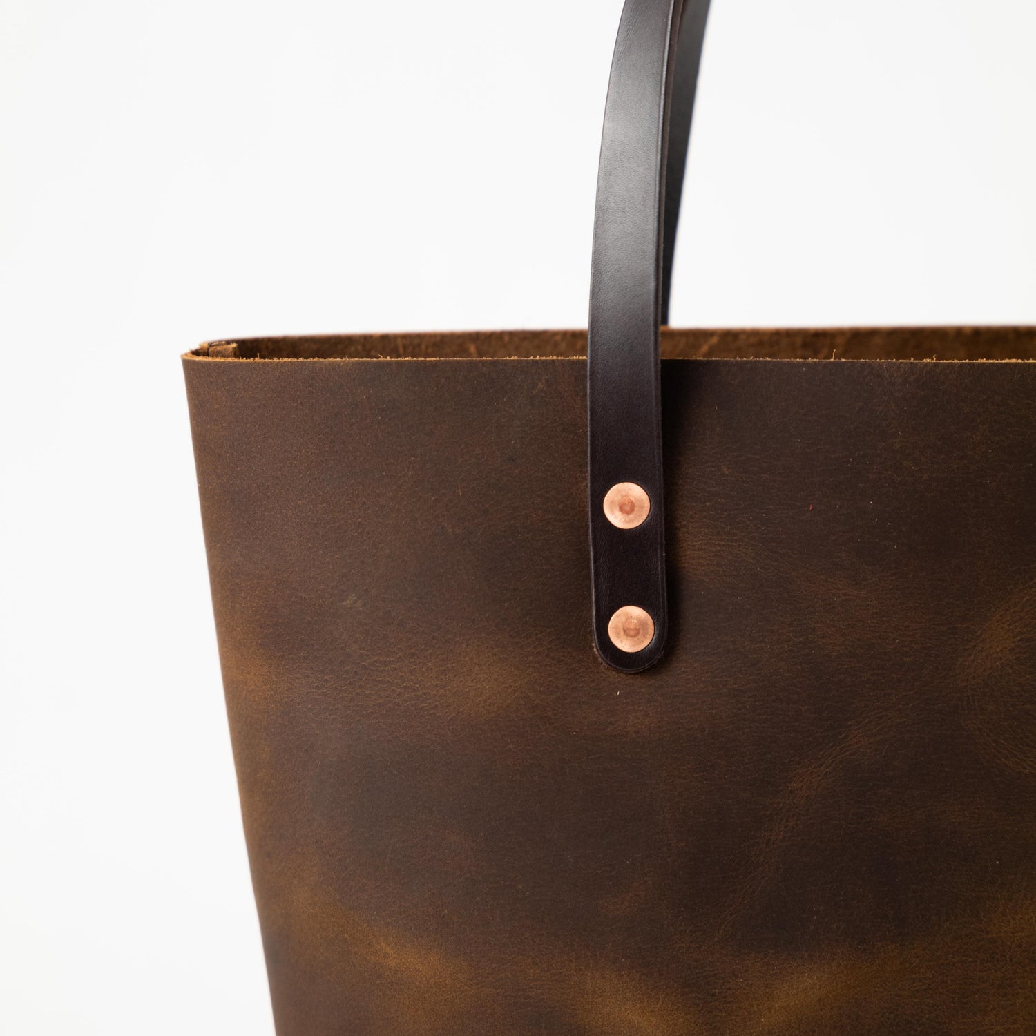 Rustic Brown East West Travel Tote