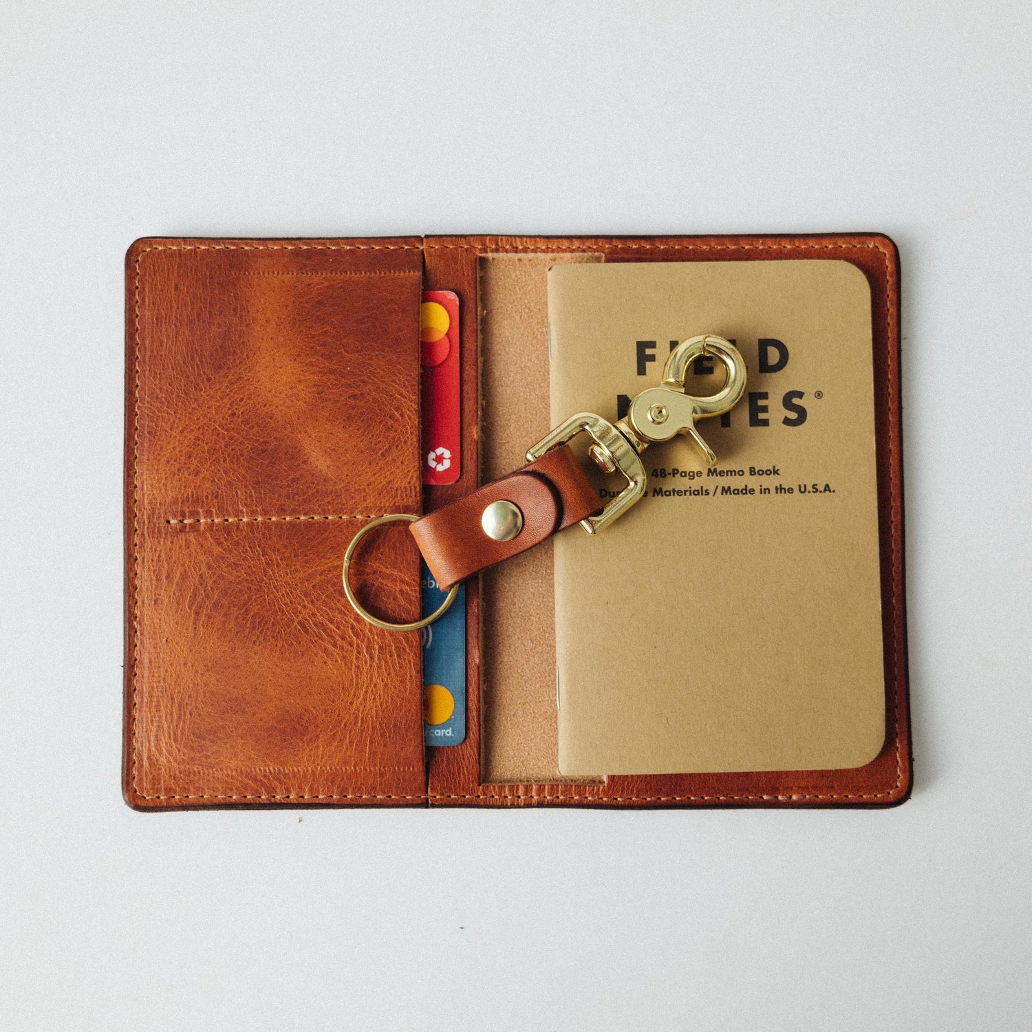 English Tan Dublin Passport Wallet Bundle