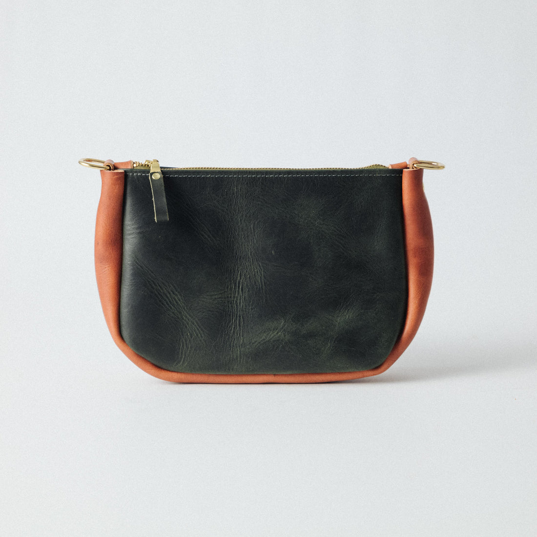 Green/English Tan Dublin Medium Crossbody Bag