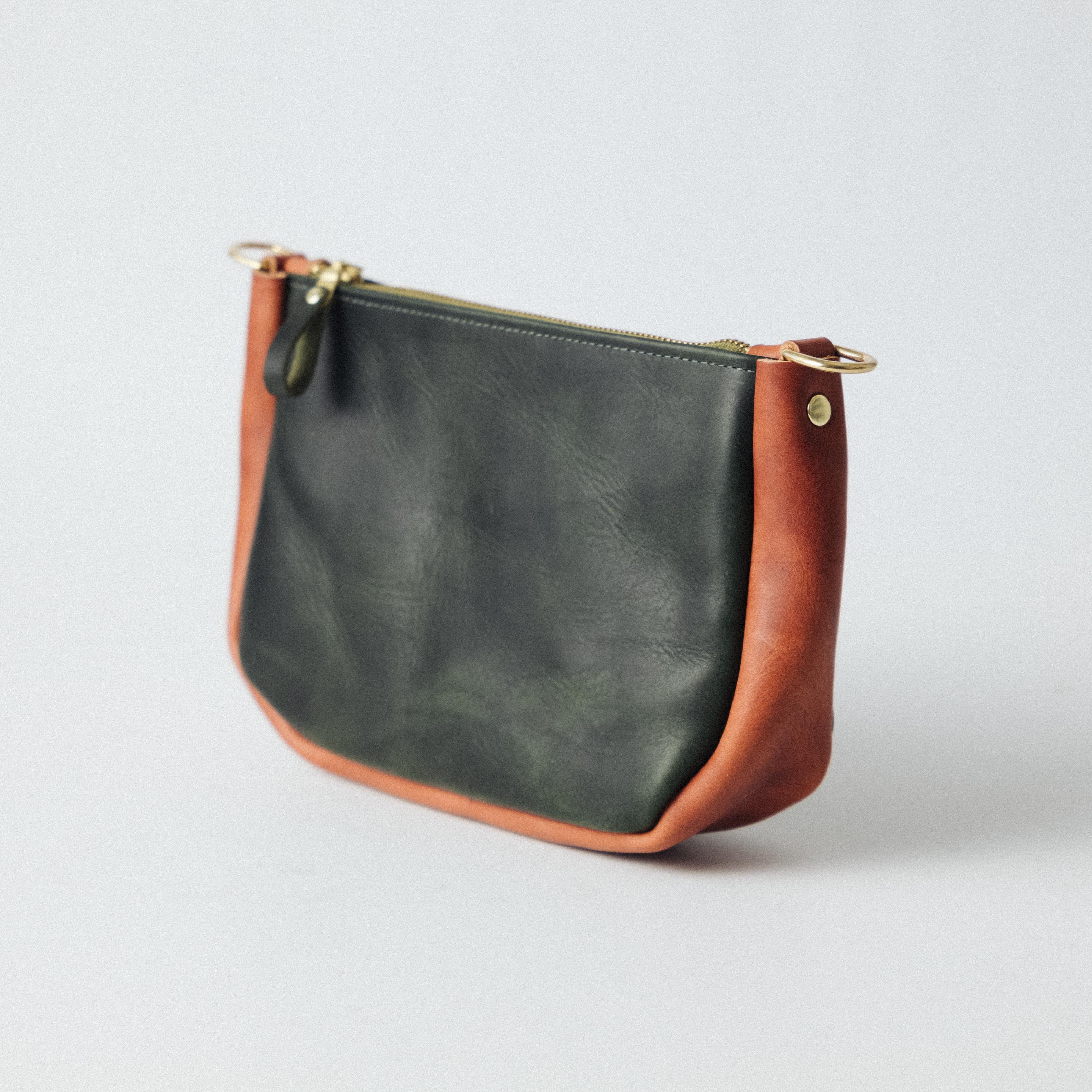 Green/English Tan Dublin Medium Crossbody Bag