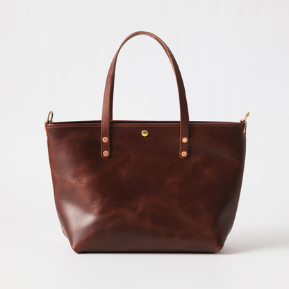 British Tan Double Shot East West Travel Tote