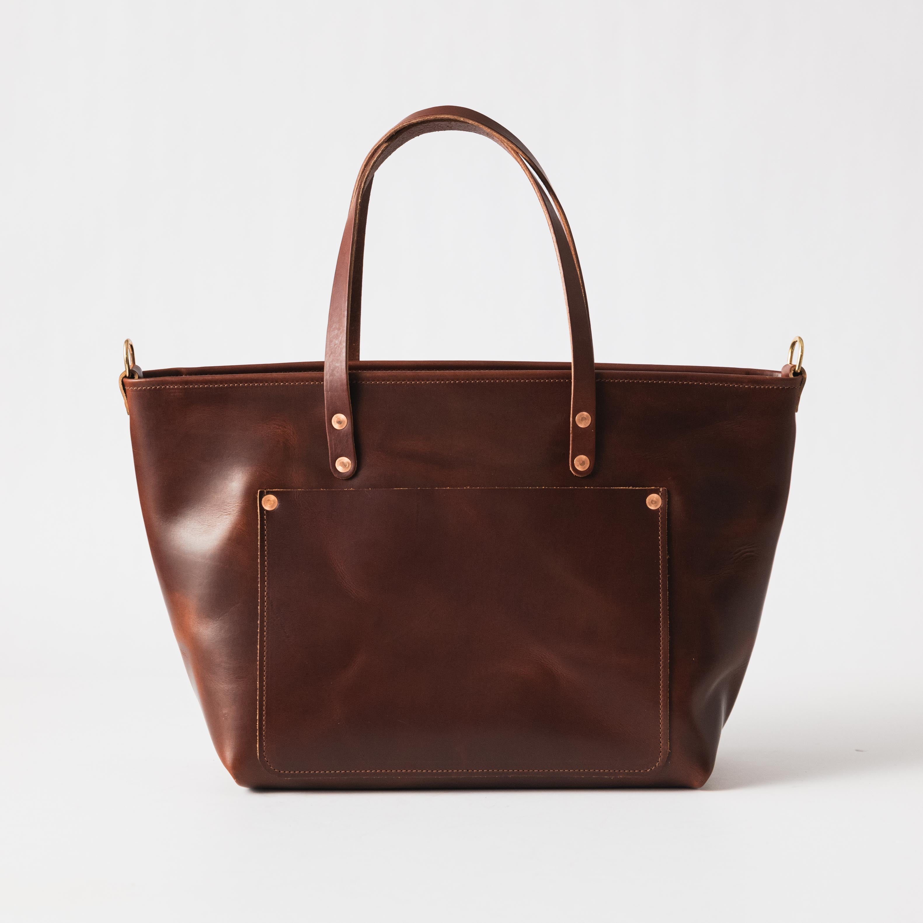 British Tan Double Shot Market Tote