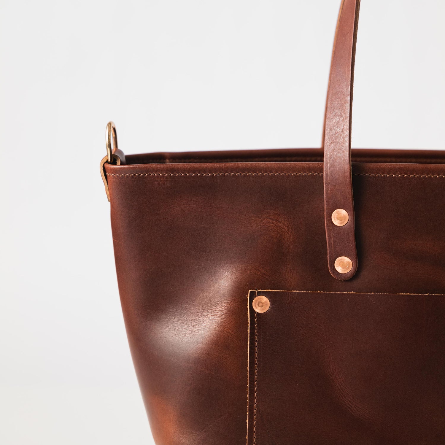 British Tan Double Shot Market Tote