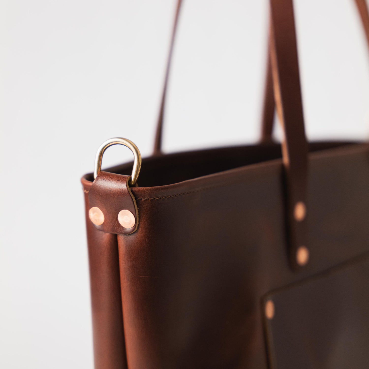 British Tan Double Shot Market Tote