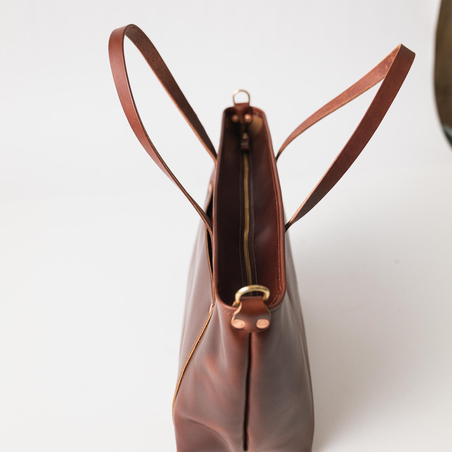 British Tan Double Shot Market Tote