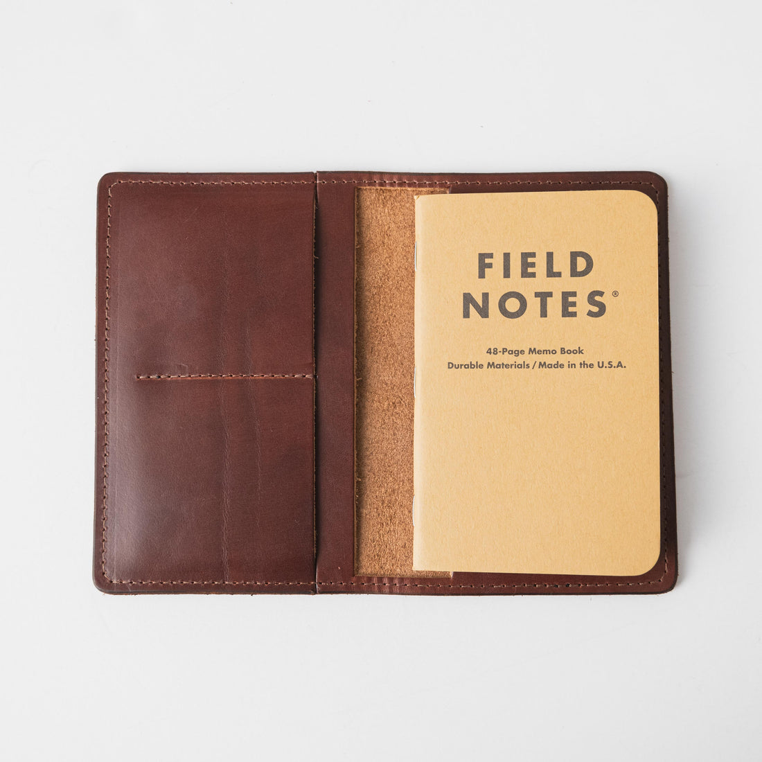 British Tan Double Shot Passport Wallet