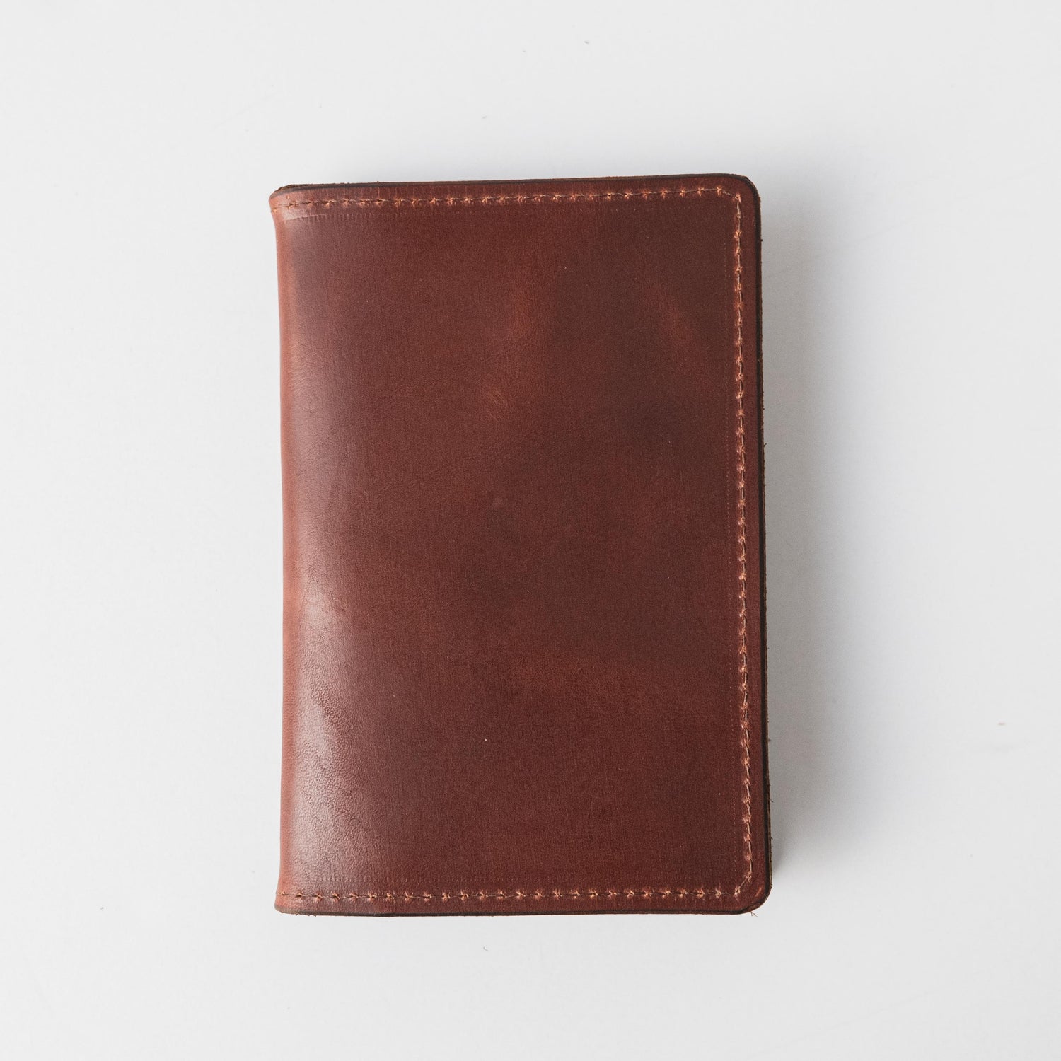 British Tan Double Shot Passport Wallet