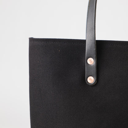 Black Canvas Tote