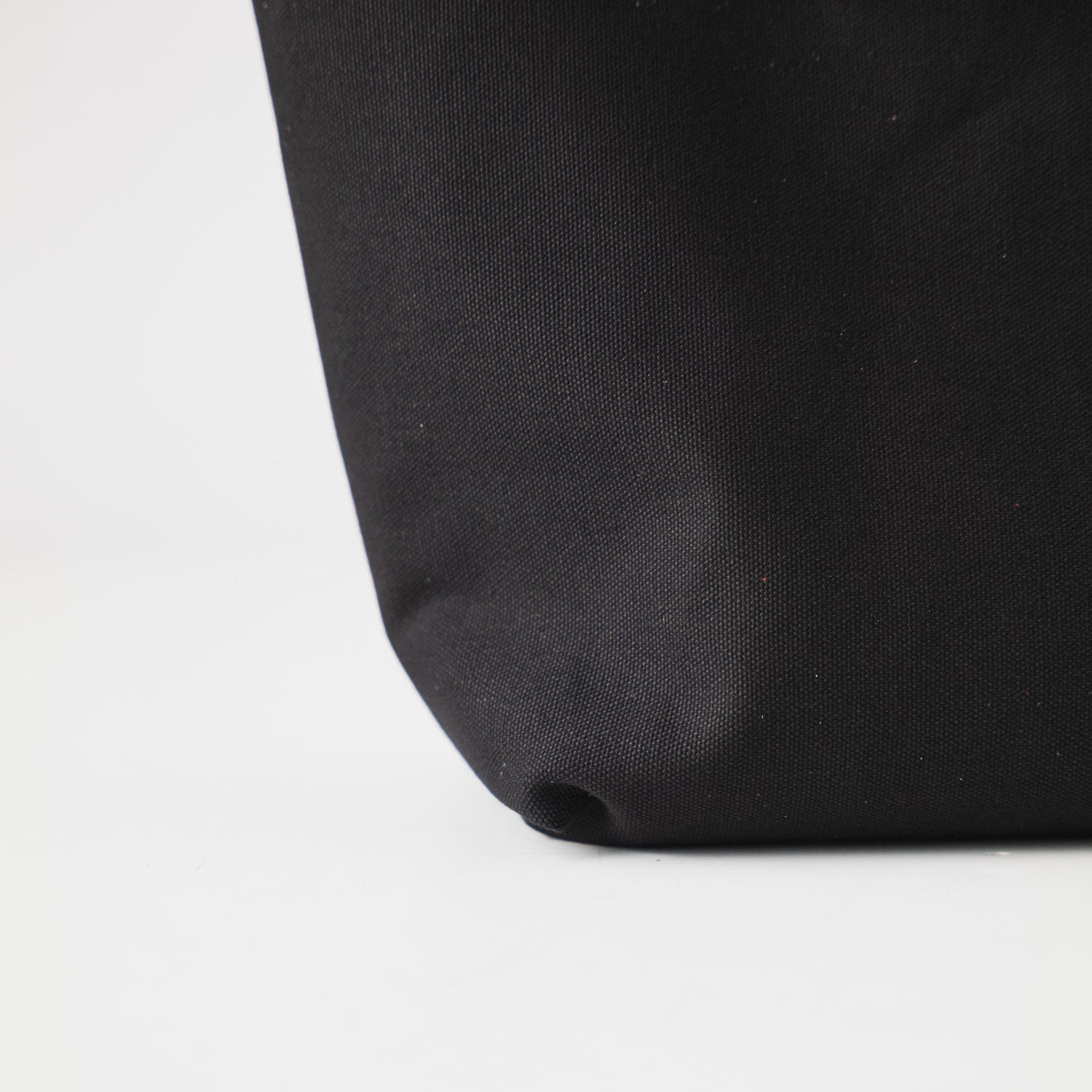 Black Canvas East West Tote