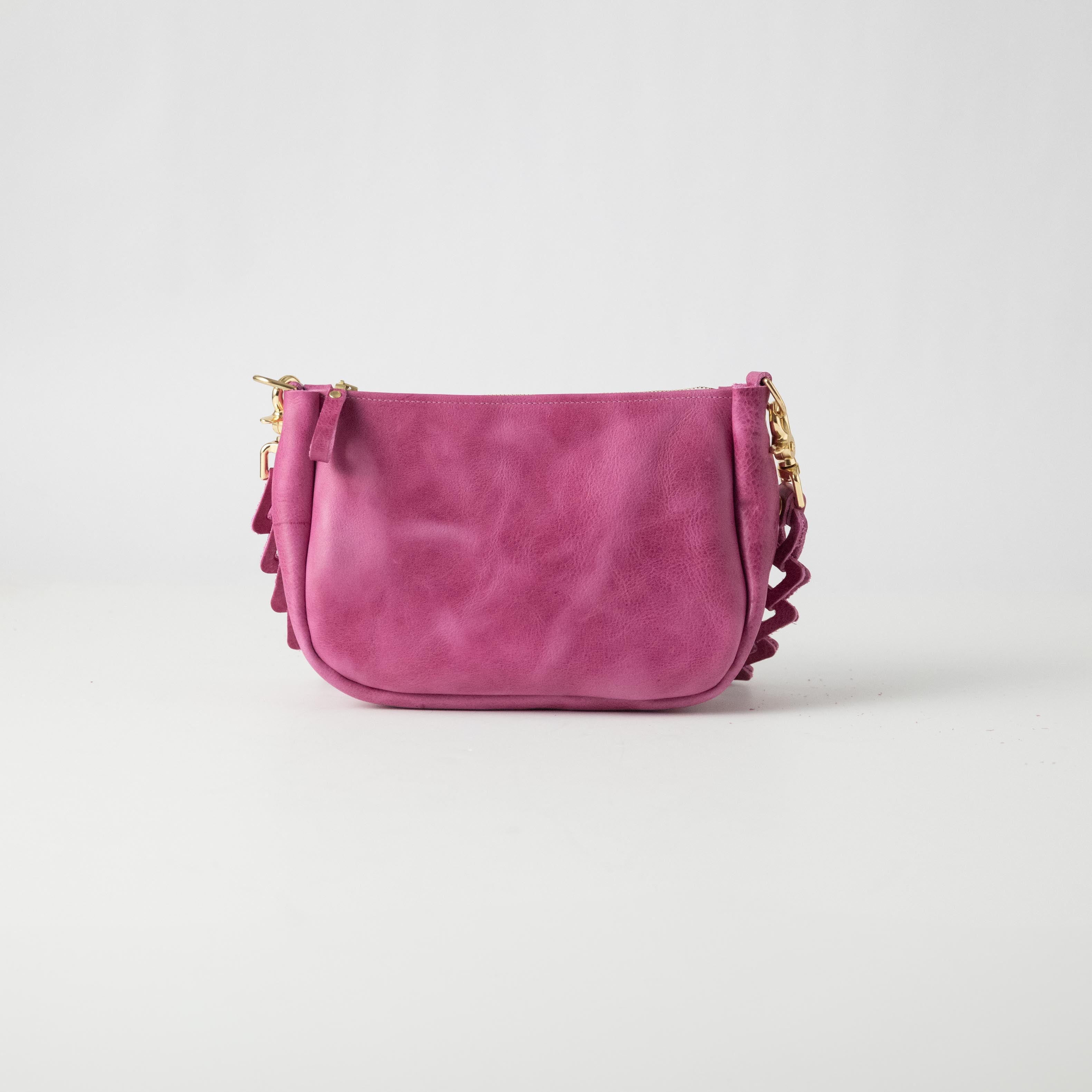 Pink Bulldog Mini Crossbody Bag