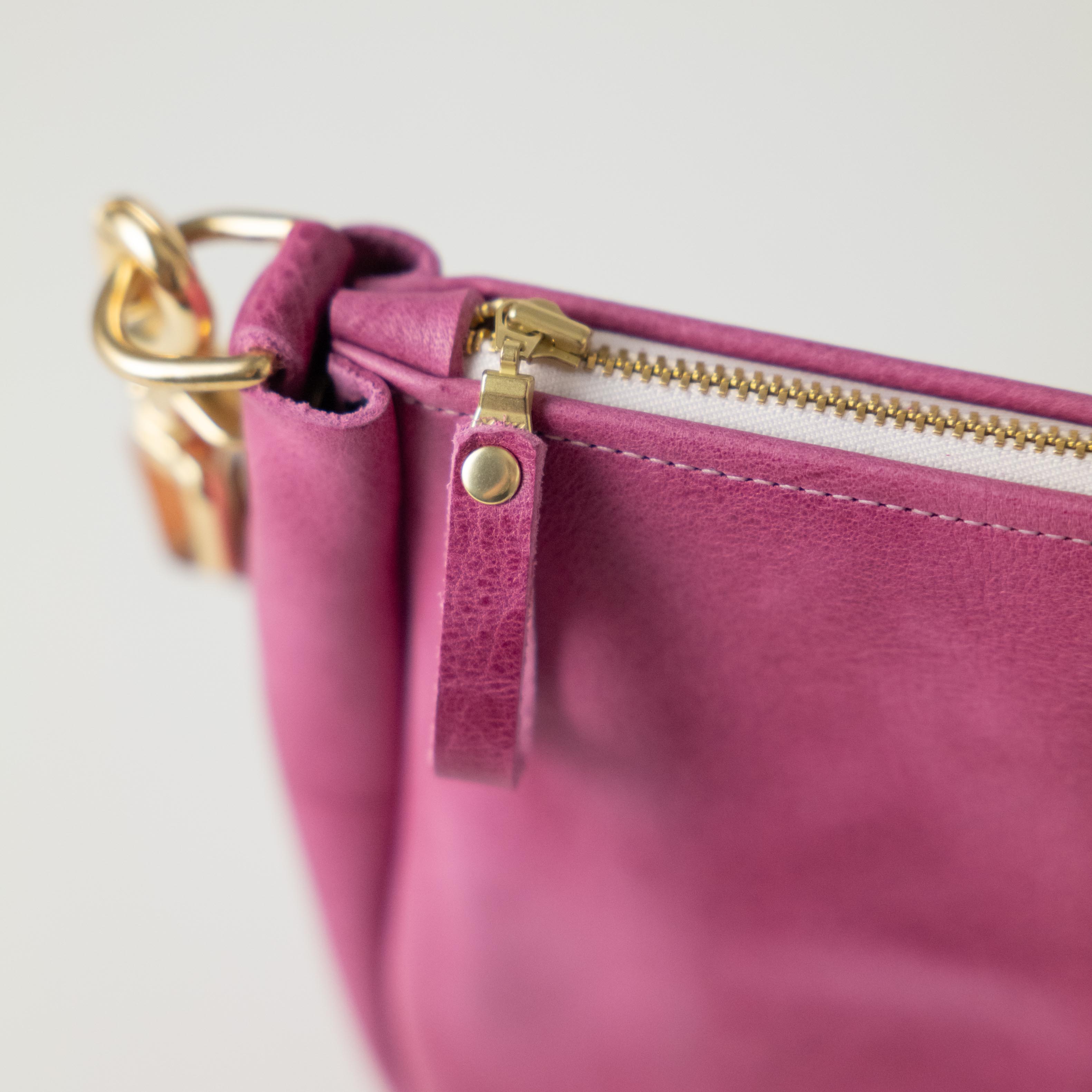 Pink Bulldog Crossbody Bag