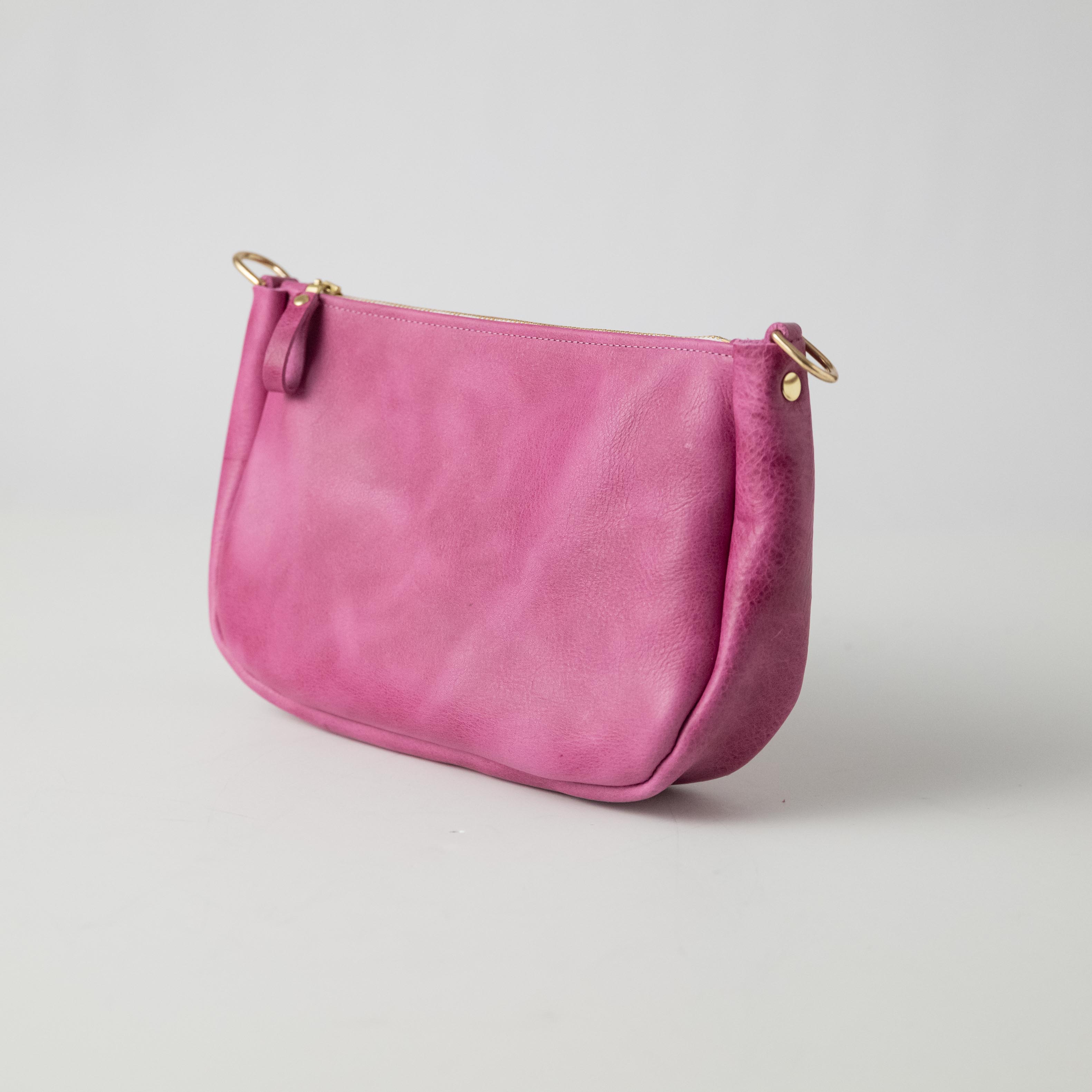 Pink Bulldog Medium Crossbody Bag