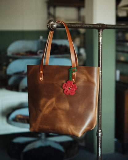 Custom Bison Flower Charm