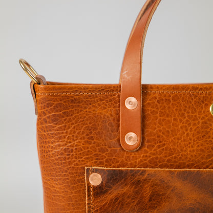 Honey Navajo Bison Mini Travel Tote