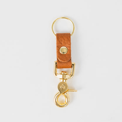 Cognac Cypress Key Clip