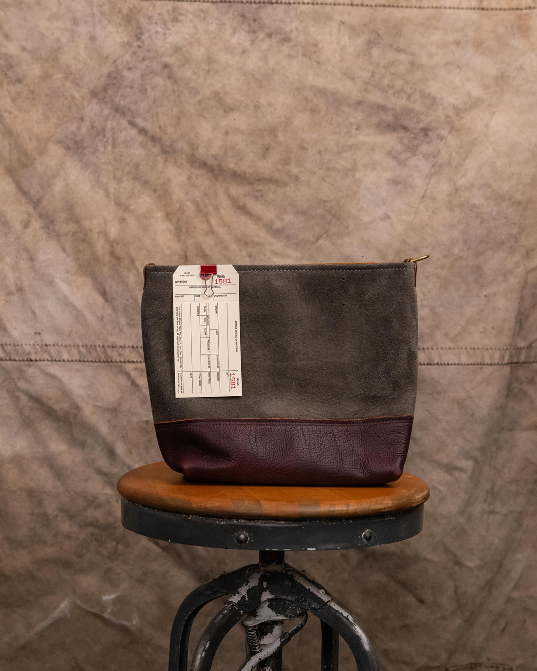 1581 Color Blocked Mini Panel Tote