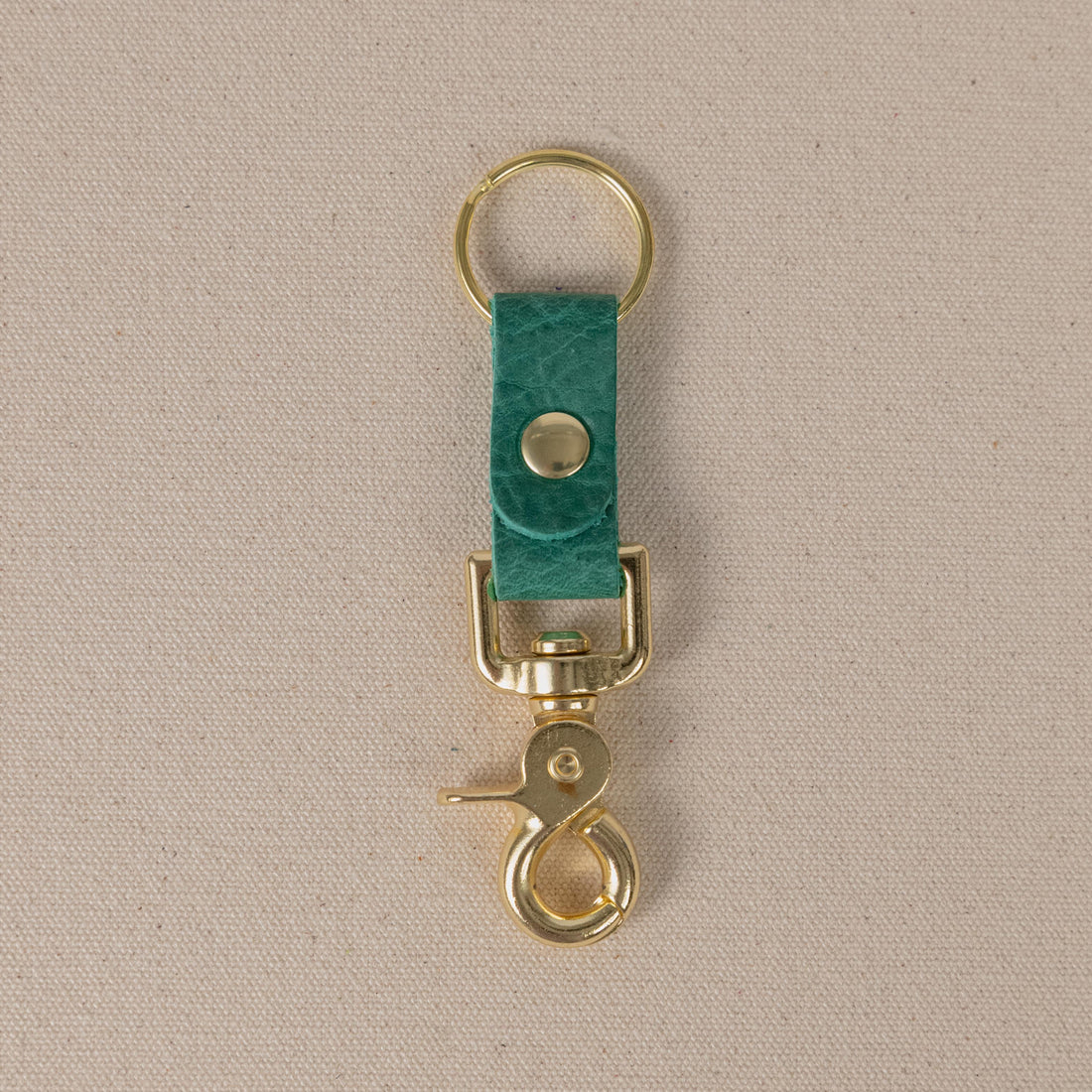 Teal Kodiak Key Clip