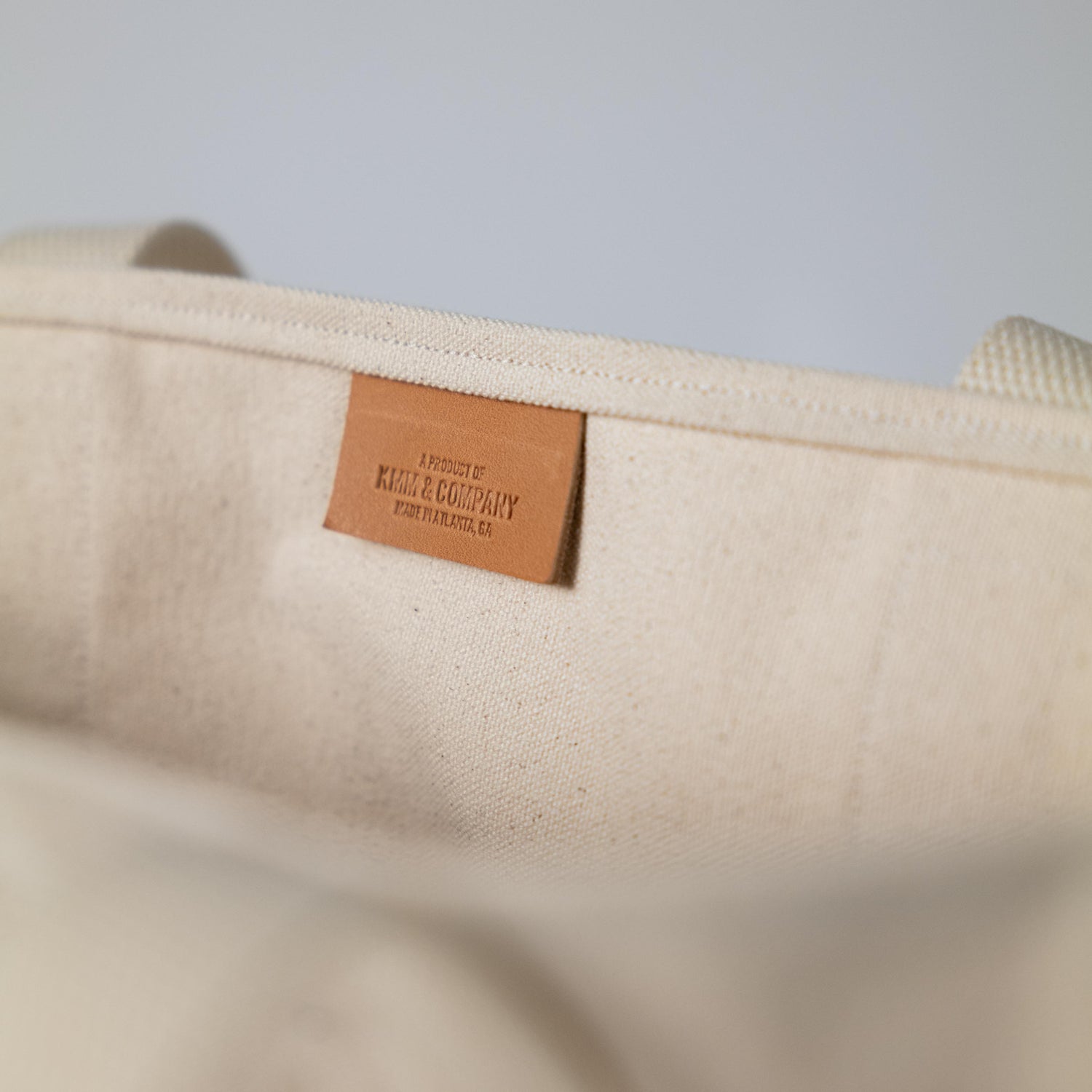 Heather Blue Canvas Carryall
