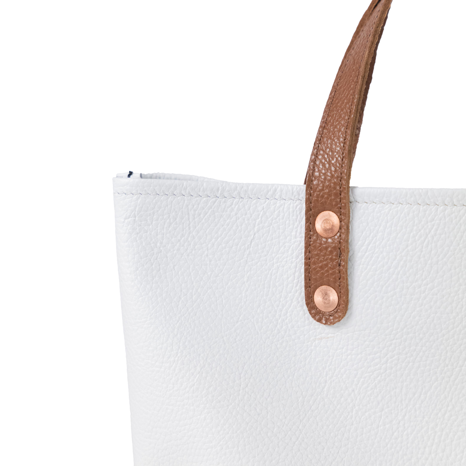 Italian Pebbled Panel Tote