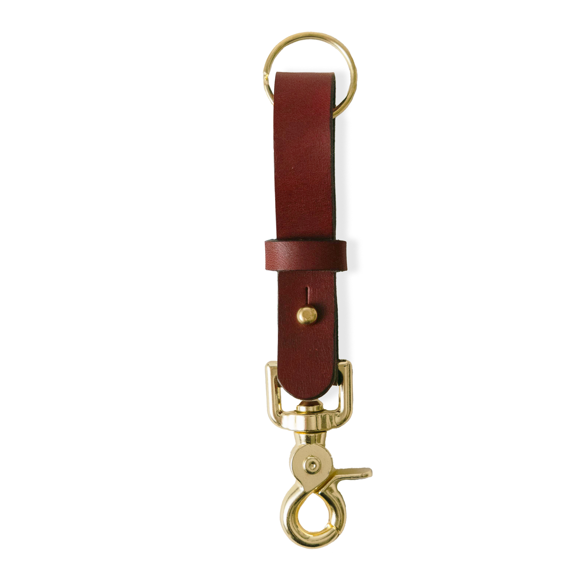 Leather Keychains: Oxblood Key Lanyard | Leather key rings by KMM Leather Keychains: Oxblood Key Lanyard | Leather key rings by KMM