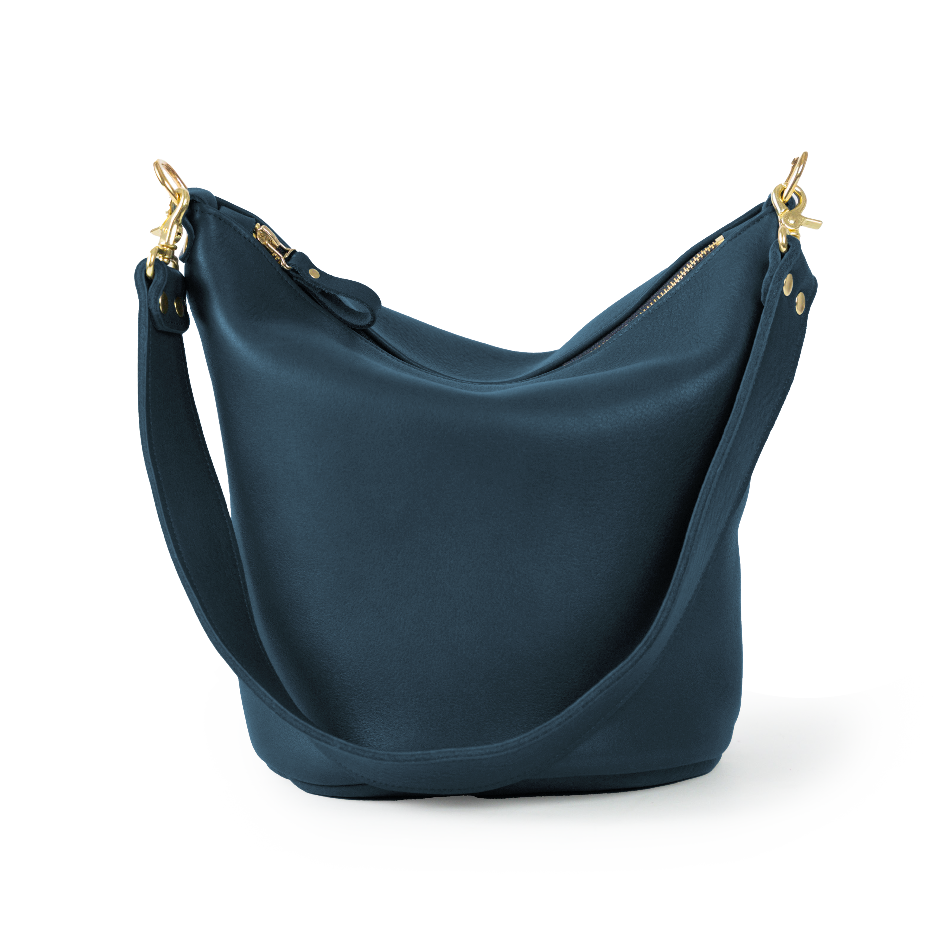 Fun Blue Dearborn Zip-Top Bucket Bag Bundle