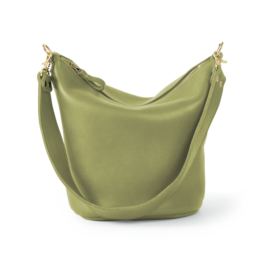Olive Branch Dearborn Zip-Top Bucket Bag Bundle