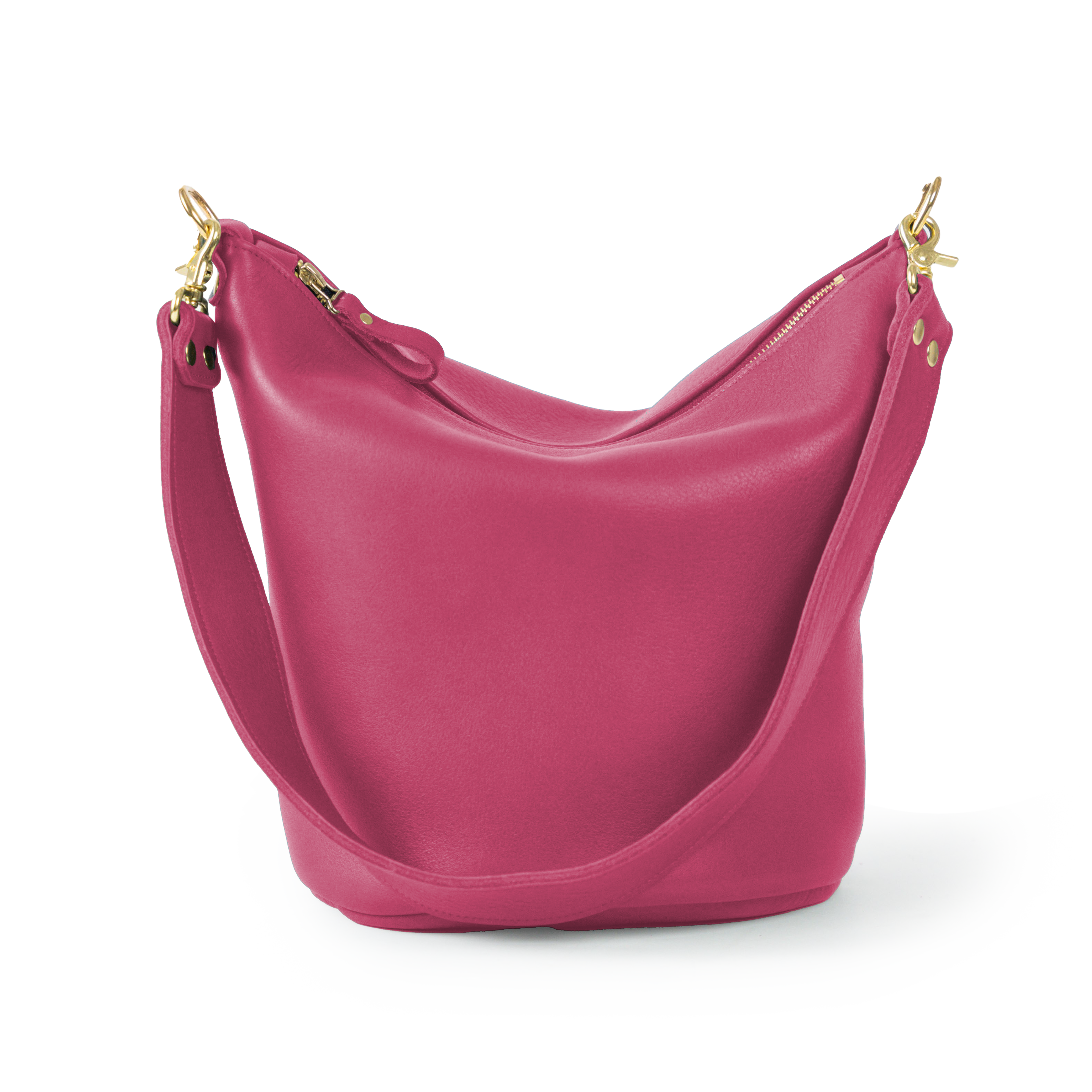 Pink Dearborn Zip-Top Bucket Bag Bundle