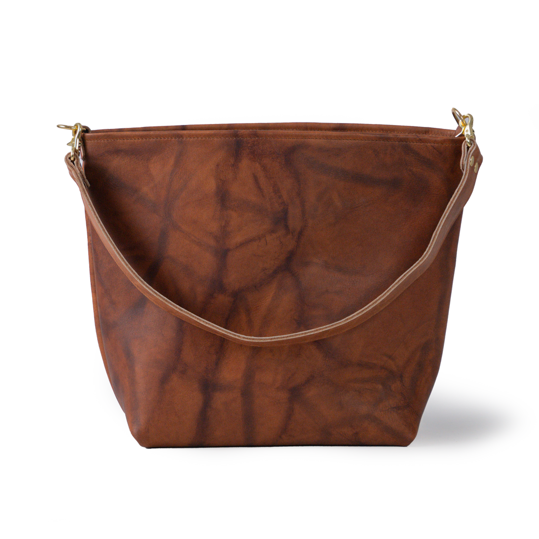 Tan Crunch New Crossbody Tote