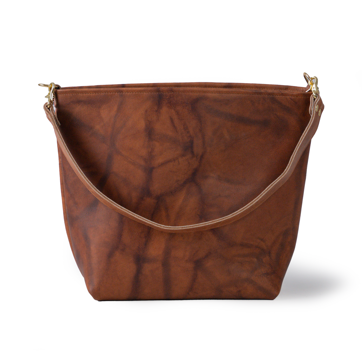 Tan Crunch New Crossbody Tote