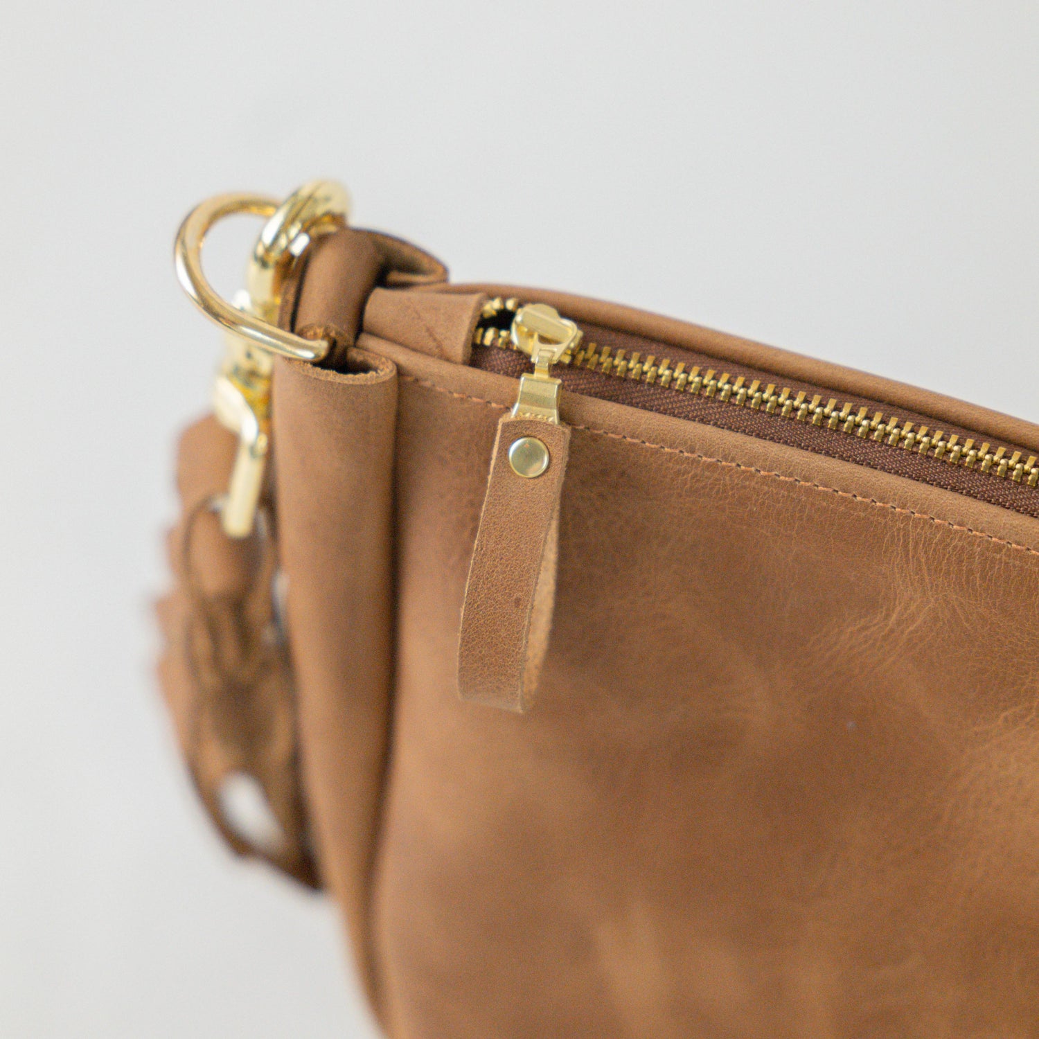 Cognac Medium Crossbody Bag Bundle