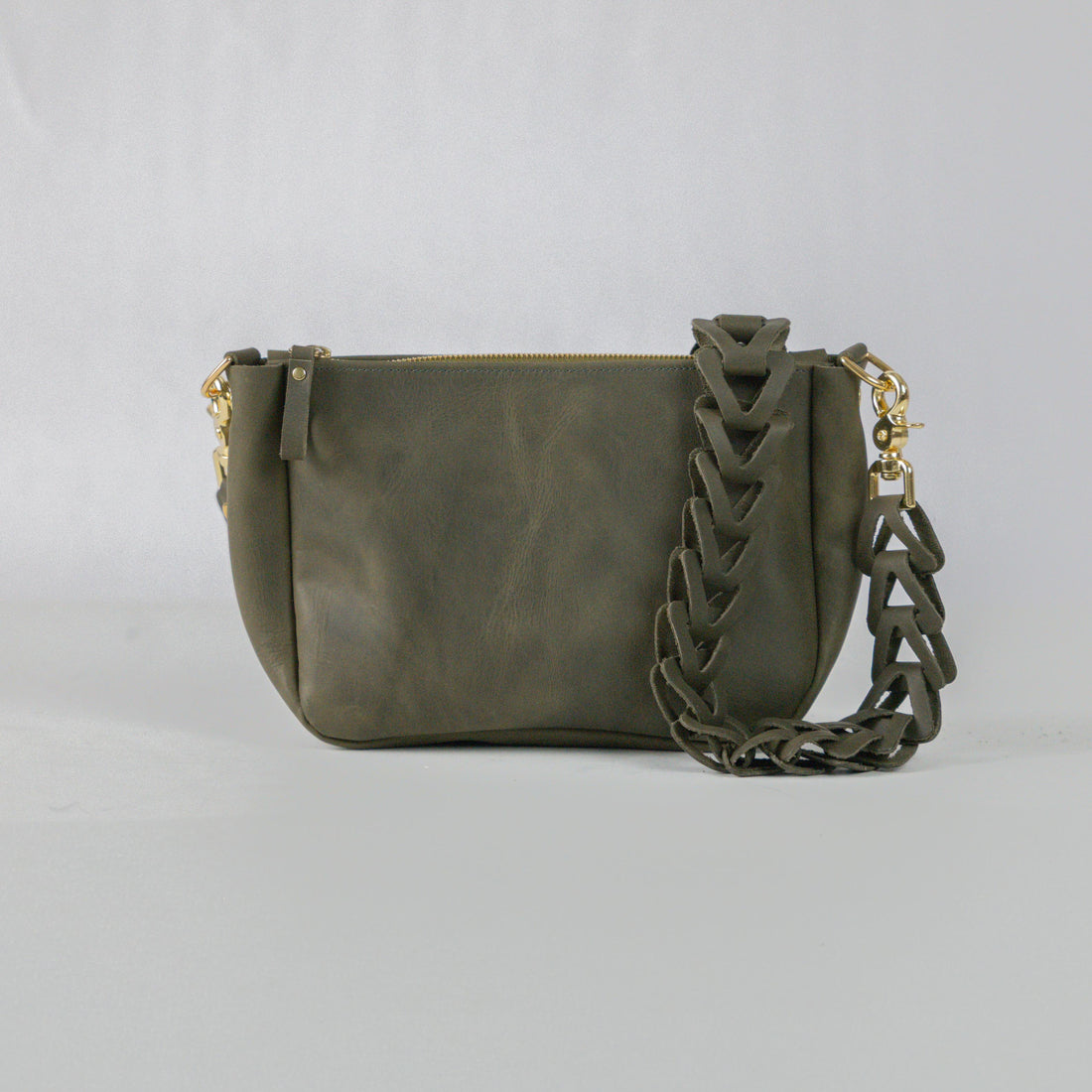 Forest Green Medium Crossbody Bag Bundle