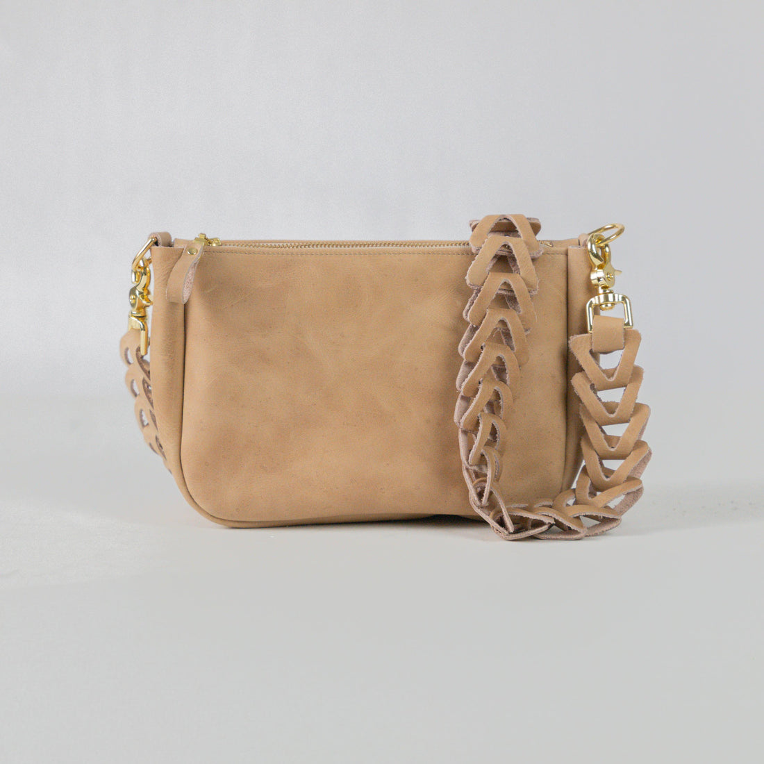 Beige Medium Crossbody Bag Bundle