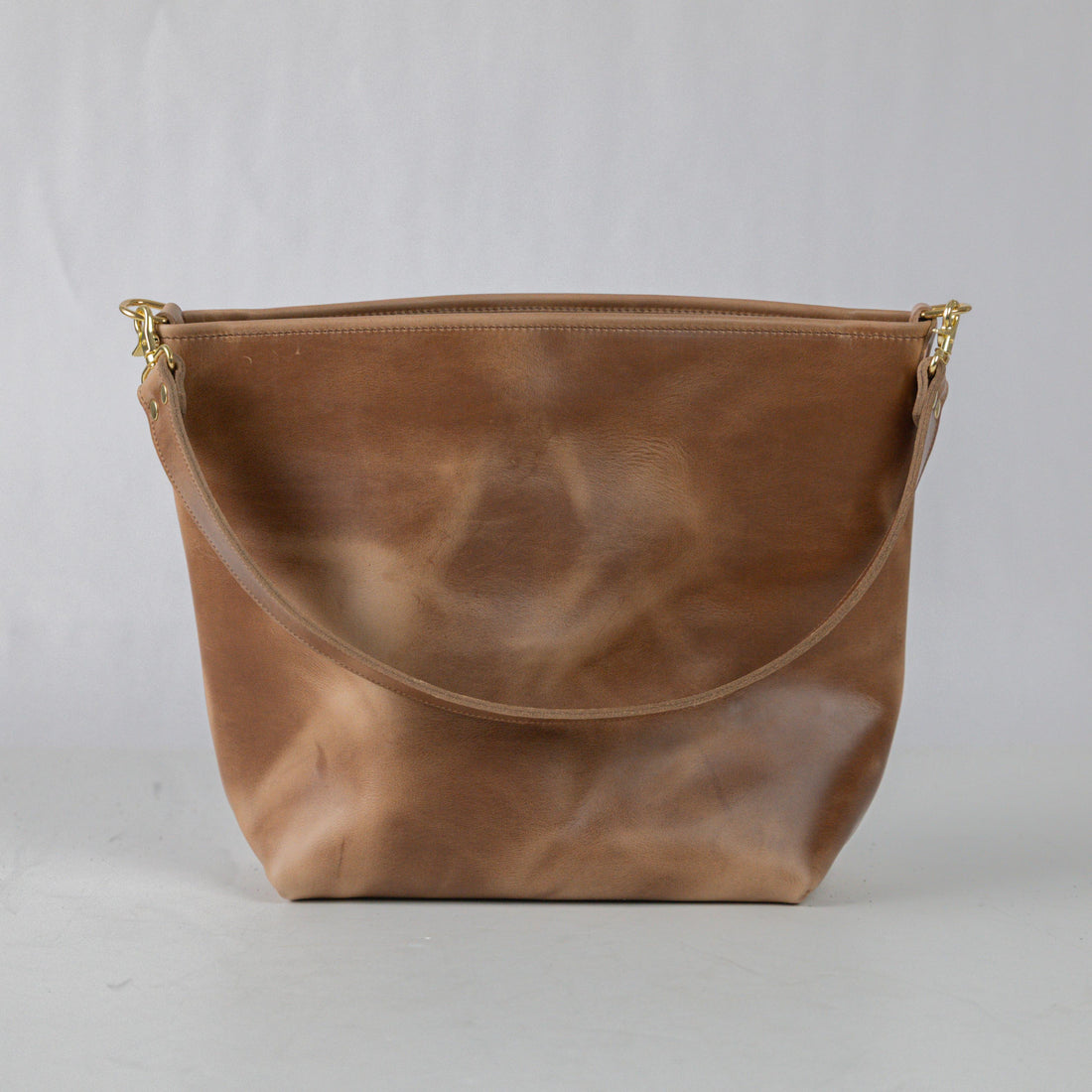 Natural Chromexcel New Crossbody Tote