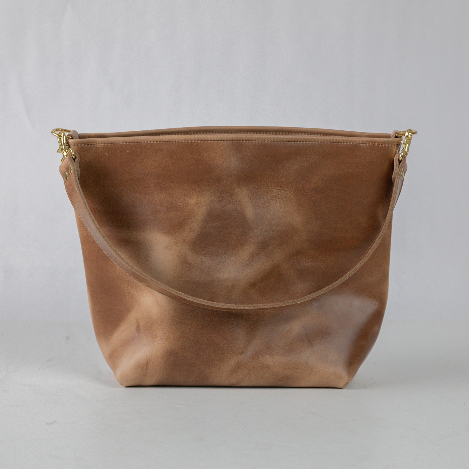 Natural Chromexcel New Crossbody Tote