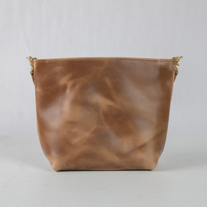 Natural Chromexcel New Crossbody Tote