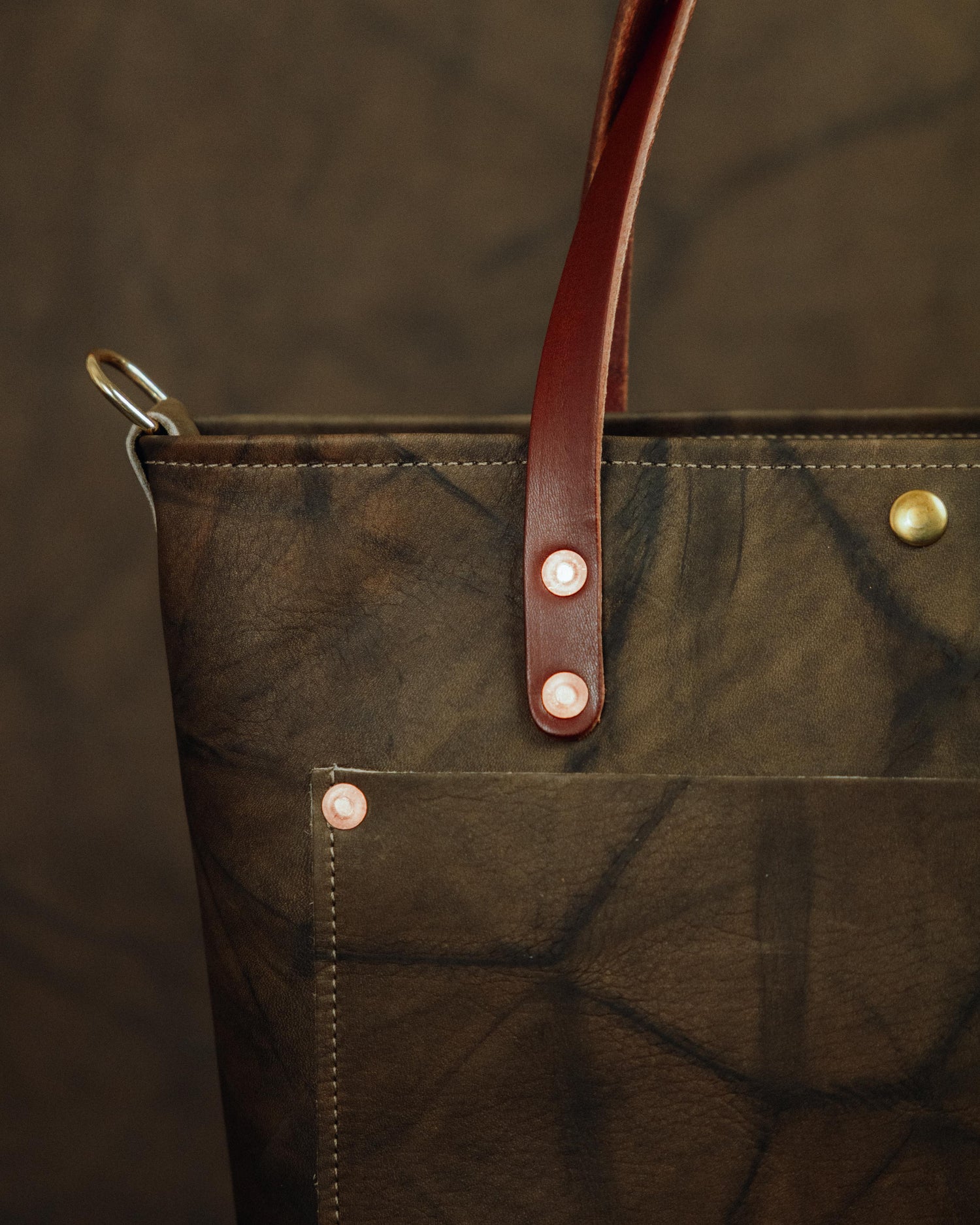 Olive Crunch East West Travel Tote
